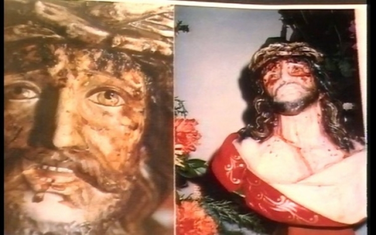 Busta Ježíše Krisa, která krvácí a pláče. Vědci do teď neumí vysvětlit tento zvláštní jev...
