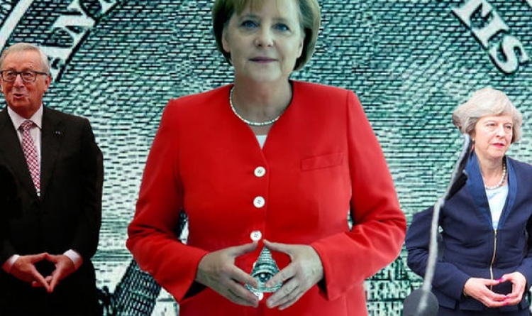 Patří Merkelová k zednářům a illuminátům? Britský deník zkoumal podivné fotografie...