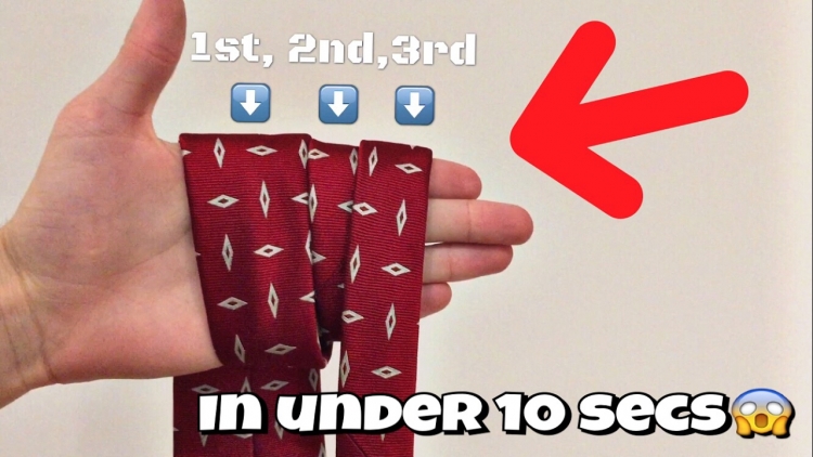 Tento trik jsem ukázala manželovi a od té doby uváže kravatu v průběhu 10 vteřin