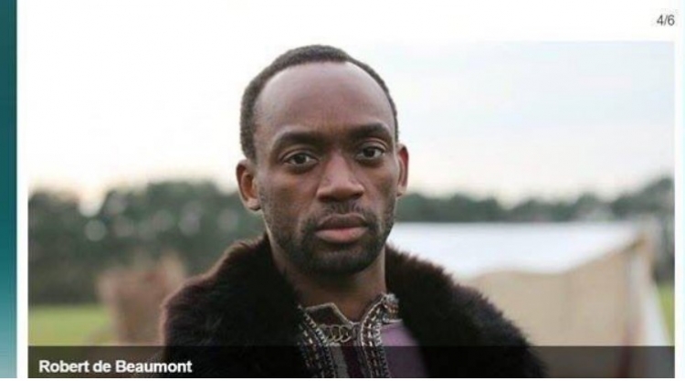 Britská BBC manipuluje s historií. Francouzského rytíře Roberta de Beaumonta hraje černoch