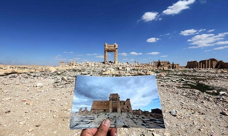 Dědictví lidstva zničeno? 12 šokujících fotografií monumentálních syrských památek před a po útocích Islámského státu