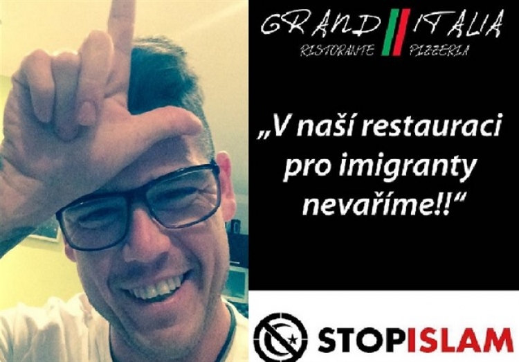 Pro imigranty nevaříme. Mají smartphone, ale pasy ne. Někdo se snaží vyvolat boj, vysvětluje kontroverzní podnikatel