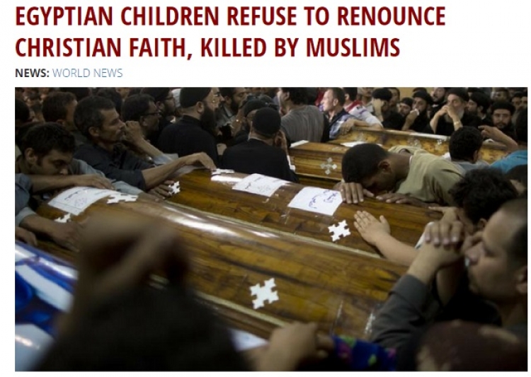 Zavraždění koptských křesťanů. I děti odmítli zapřít křesťanskou víru - byli zastřeleni jeden po druhém...