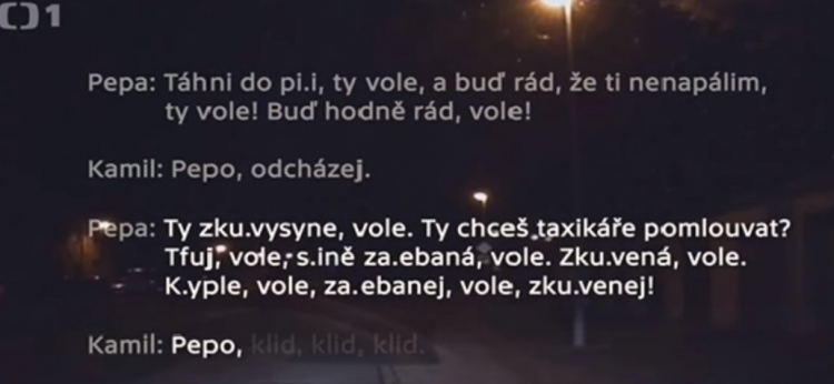 „Tfuj, vole, s.ině za.ebaná, vole. Zku.vena, vole!“ Takto dopadl řidič Uberu od jednoho pražského taxikáře