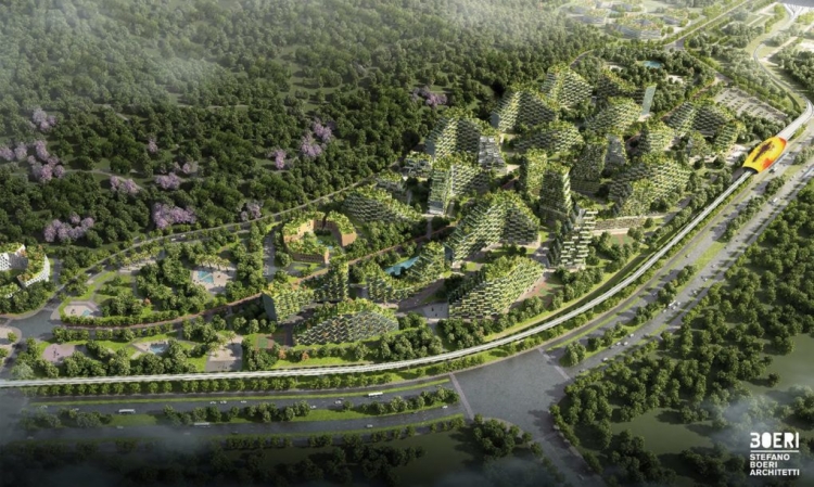 Milion rostlin, 40 tisíc stromů a 100 živočišných druhů. Čína začala budovat první lesní město, kterým zabojuje proti znečišťování