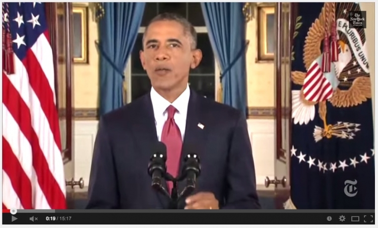 Prezident Obama takto šikovně sám sebe usvědčil ze lži ve videu...