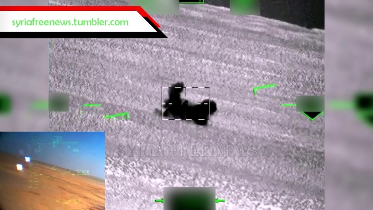 Unikátní záběry: Vichr smetl ze zemského povrchu tanky Islámského státu (VIDEO)