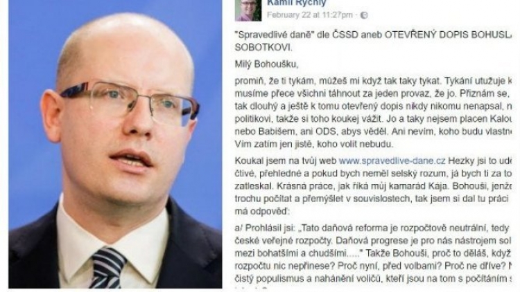 Nejsdílenější komentář českého Facebooku: Učíme Sobotku počítat!